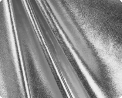 Aluminum Foil material with white and kraft split